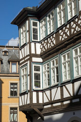 Gebäude an der Spitalgasse in Coburg, Deutschland