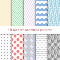 Modern coloful patterns