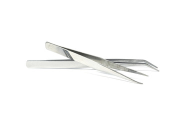 Used tweezers tools.