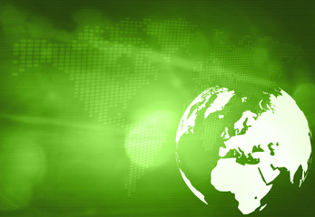 Europe map technology style artwork for your design