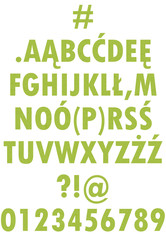 Alfabet z papieru © felicytka