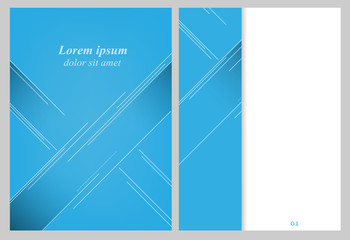 Vector brochure template