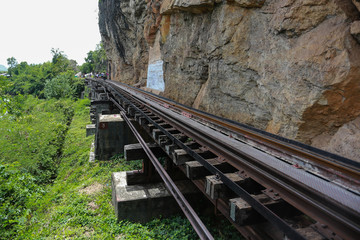 Train on the death railway