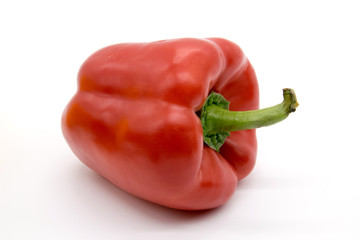 bell peppers isolated on white background