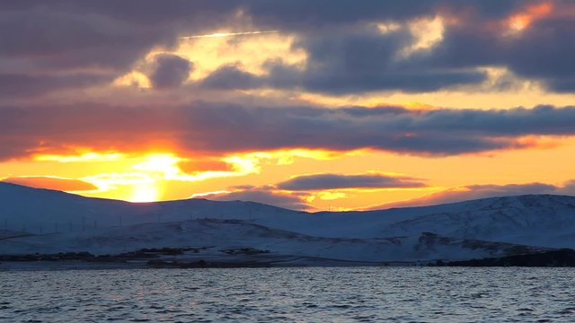 clouds at sunset