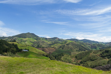 Fototapeta na wymiar Montañas de Colombia