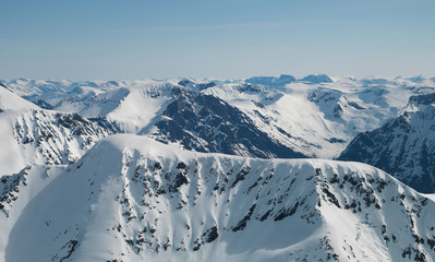 Fototapeta na wymiar The Alps of Sunnmøre