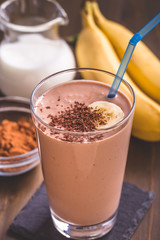 Chocolate banana smoothie
