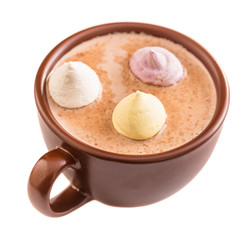 Hot cocoa isolated