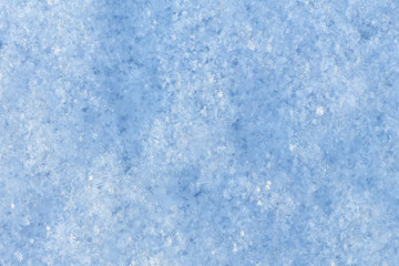 Snow surface closeup.