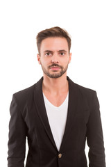 Studio shot of a young man