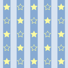 Pattern with stars vector