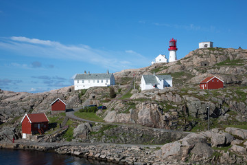 Fototapeta na wymiar Lindesnes Lighthouse, Norway