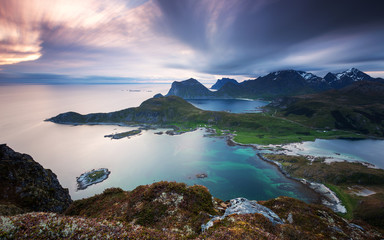 Lofoten mountain landscape