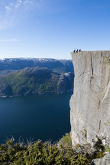 Norwegian landscape, Prekestolen, Norway