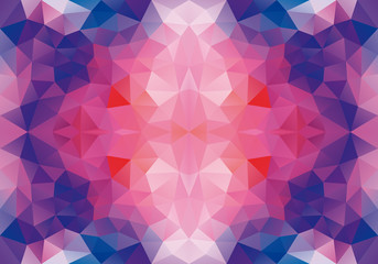 low poly seamless vector pattern