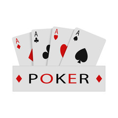 Abstract illustration - poker game