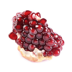 The fresh pomegranate as a background