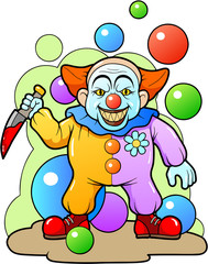 evil clown
