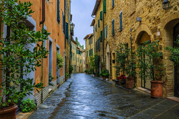 Fototapeta premium San Quirico d'Orcia, Toskania, Włochy