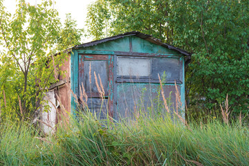 Abandoned garden house.