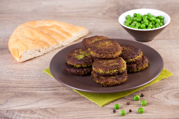 Falafel mit Fladenbrot