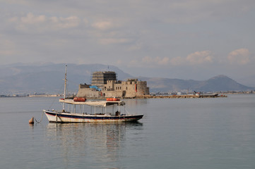 The castle of Bourtzi,   Nafplio - Greece