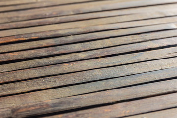 perspective wooden floor ,image in soft focusing