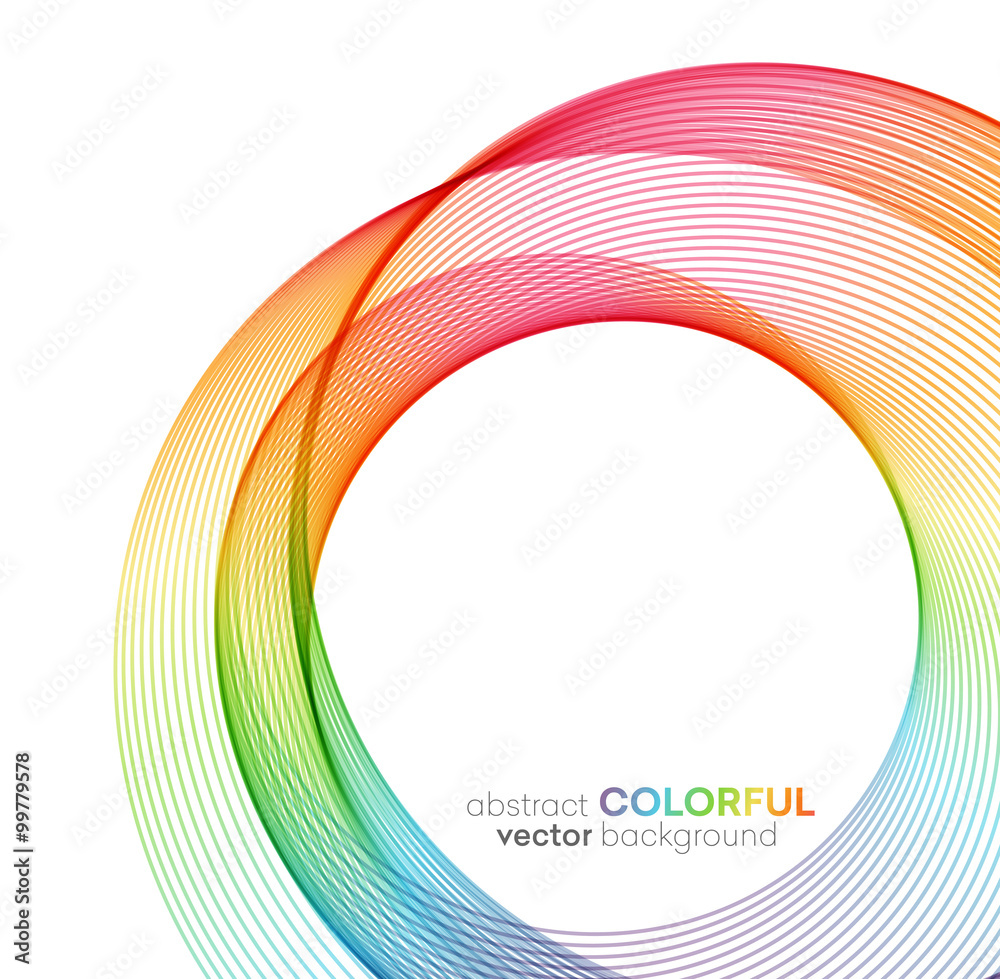 Poster abstract vector background, futuristic wavy