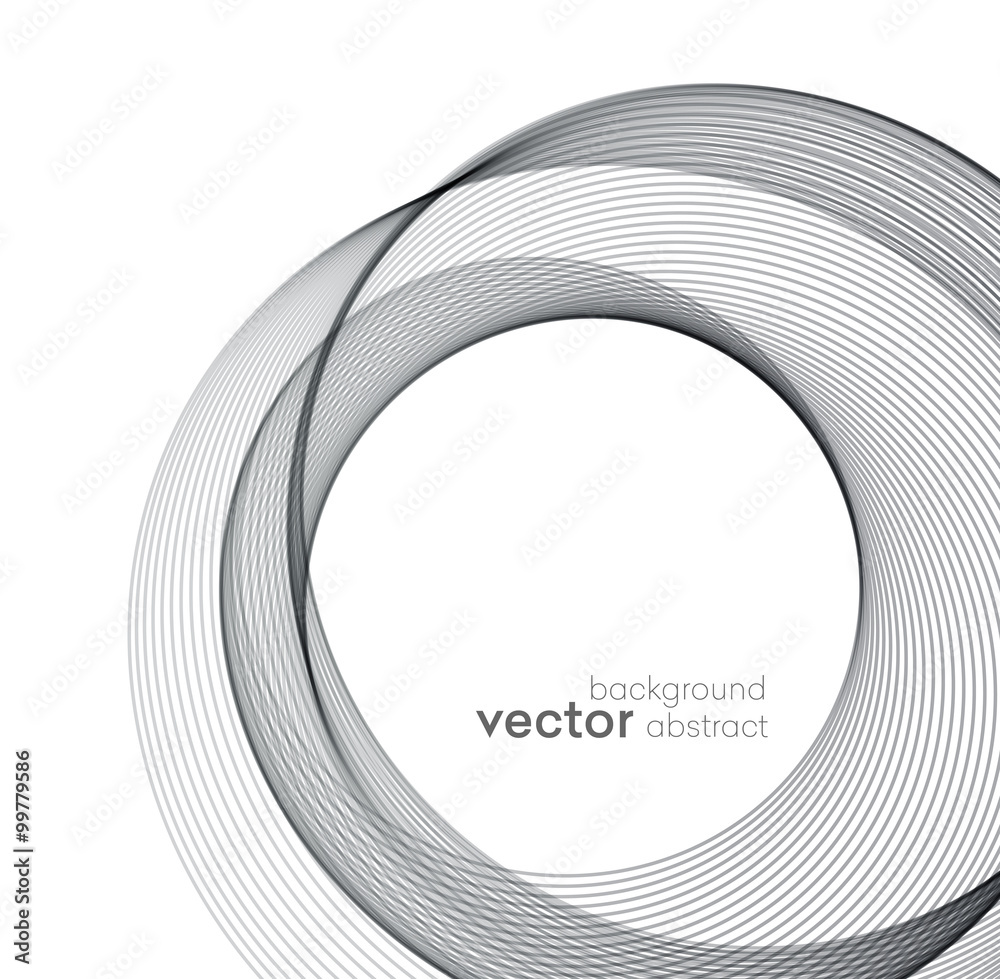Poster abstract vector background, futuristic wavy