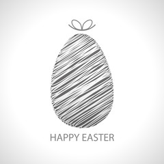 Happy Easter scribble