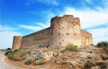 Fototapeta na wymiar Medieval Fortress in Crete,