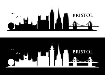 Bristol skyline - obrazy, fototapety, plakaty