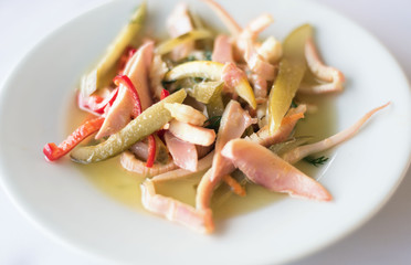 Салат из кальмаров © katrina.art