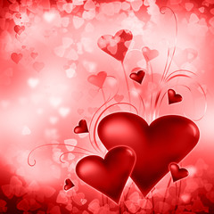 Valentine's day abstract background 