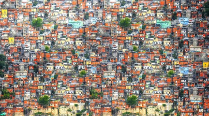 Foto op Canvas  Favela © Aliaksei