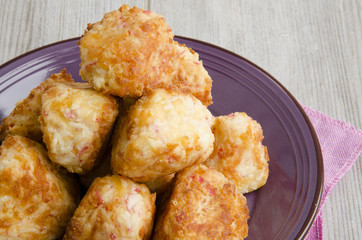 Cutlets of crab sticks