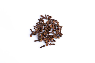 Cloves isolated on white background