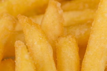 Fried potatoes closeup