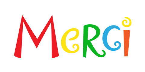"MERCI" © HowLettery Studio