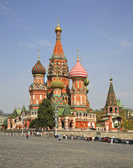 Fototapeta na wymiar Cathedral of Saint Basil in Moscow. Russia