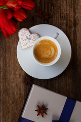 Valentines day coffee