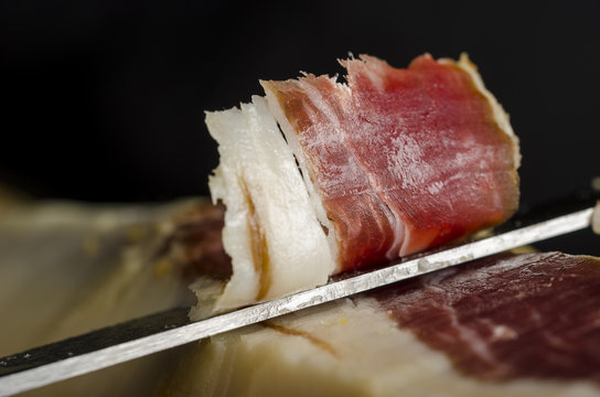 Iberian spanish ham, bellota ham.