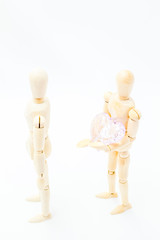 reconciled couple sharing love and a broken heart