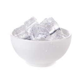 Ice cube in the cup.