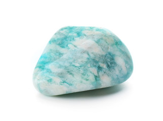 Amazonite isolated on white background