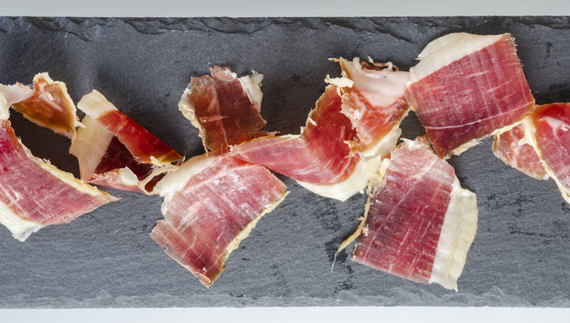 Iberian spanish ham, bellota ham.
