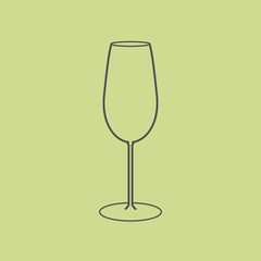 Liquor glass icon