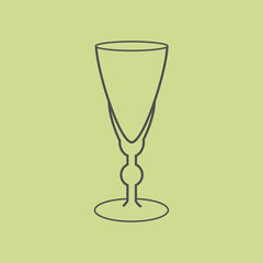 Sherry vermouth glass