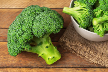 ripe and fresh broccoli